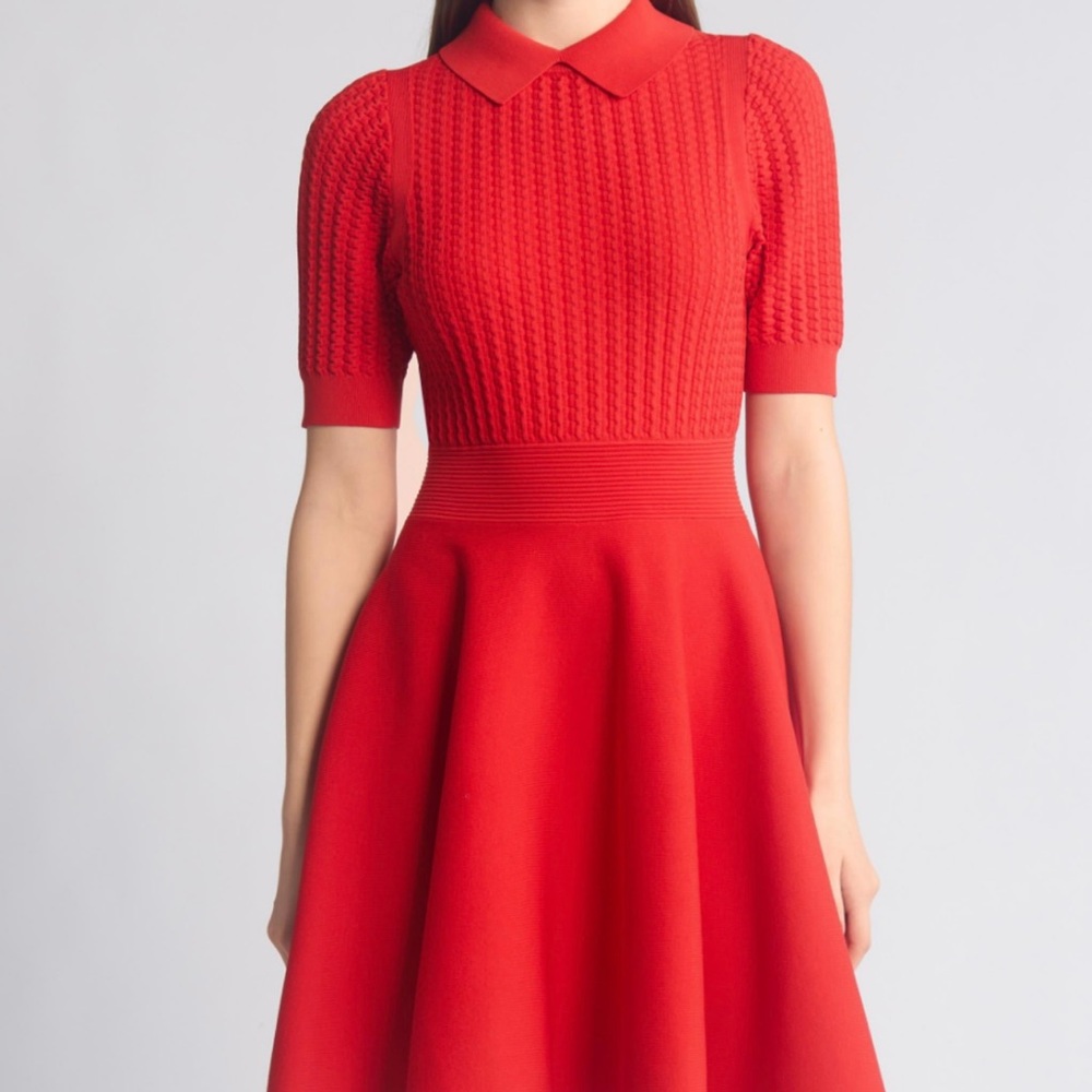 Ted Baker London Vibrant Red Mini Dress